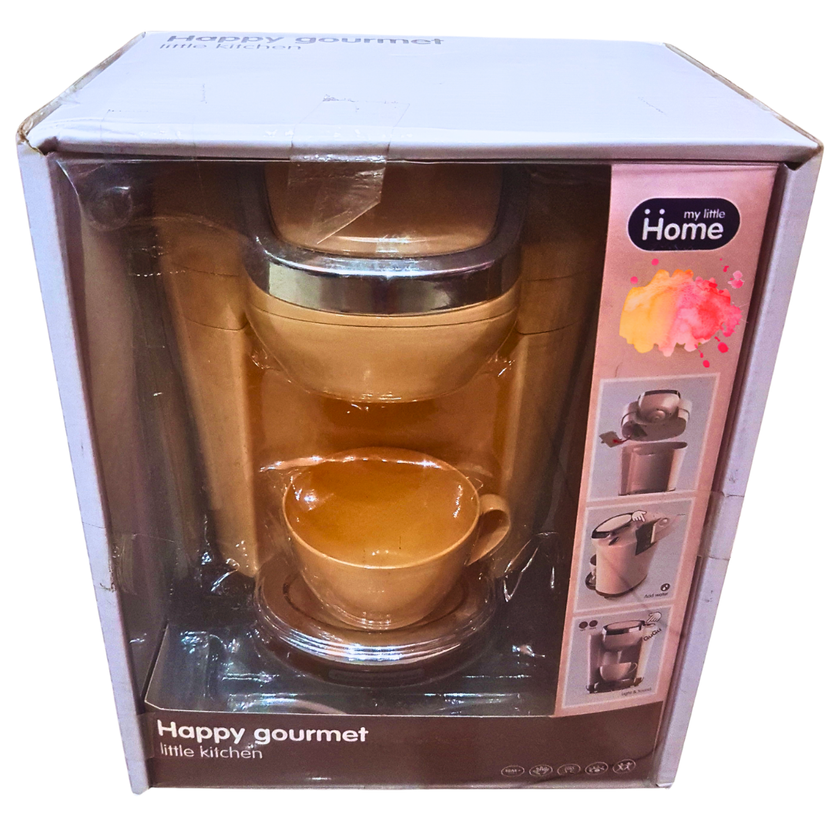 Happy Gourmet Coffee Maker Toy Set – Realistic Pretend Play for Kids – Ages 3+ Main image