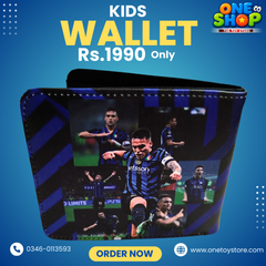 Inter Milan Kids Wallet for Boys | Football Club Wallet | Premium PU Leather Children Wallet – Stylish, Durable & Lightweight (Rs.1990)