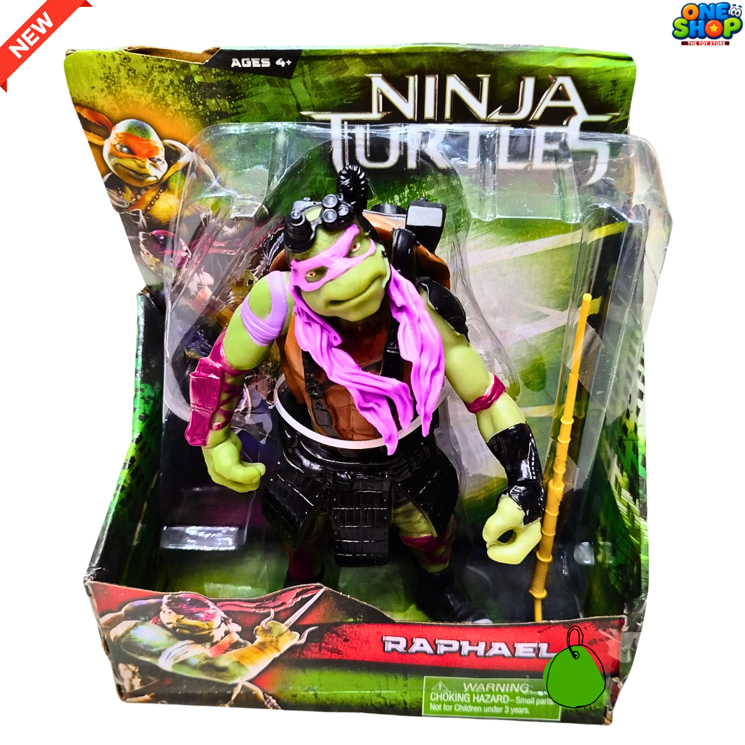 Teenage Mutant Ninja Turtles Raphael Action Figure Toy for Kids – Ninja Turtle Warrior Collectible with Accessories | Boys Action Toy Age 4+
