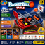 2-Player Basketball Table Game for Kids – Interactive Desktop Basketball Shooting Competition Set with Hoops & Balls | Family Sports Board Game Age 4+