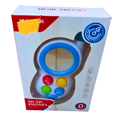 Baby Musical Toy Phone - Interactive Learning with Lights and Sounds for Fine Motor Skills (0+ Months)