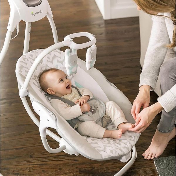 Ingenuity Simple Comfort Cradling Swing Model 11306 Newborn 0-9m Baby Bebe Vibrating Chair Electric Recliner