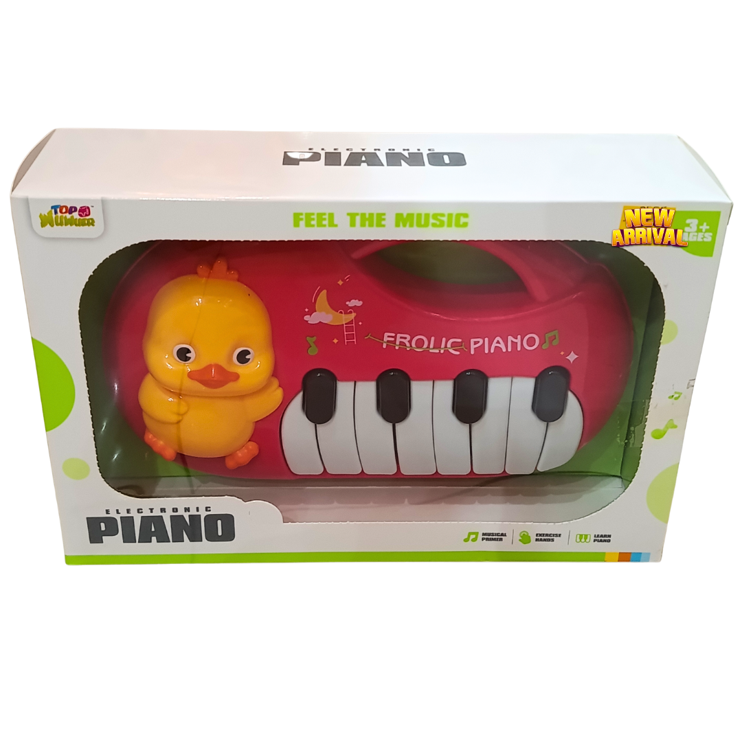Animal-Themed Electronic Piano Toy for Kids – Colourful Mini Keyboard, Pink & Green Designs