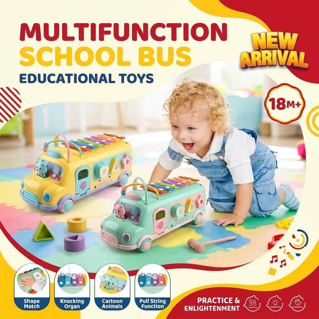 Multifunction school bus product banner