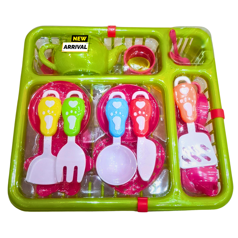Colorful Kitchen Play Set for Kids – Pretend Cooking Utensils and Accessories – Fun Educational Toy for Imaginative Play Main image