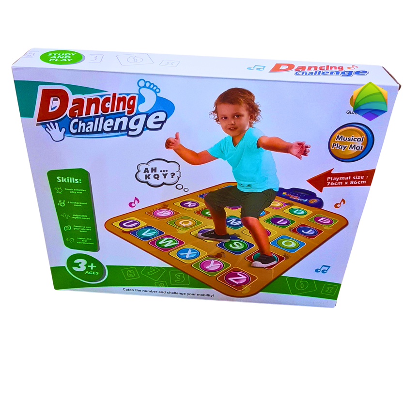 Dancing Challenge Musical Alphabet Mat – Interactive Learning & Play Mat for Kids | ABC, Numbers & Movement Game | Age 3+ Main image