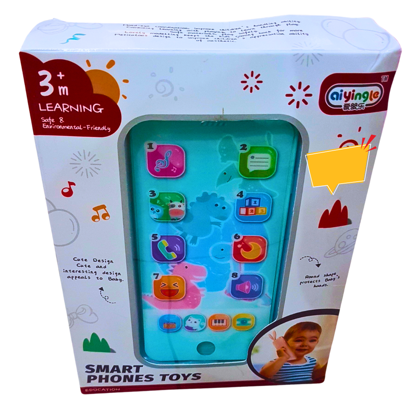 Smartphone Learning Toy for Toddlers - Fun Music & Educational Play (3+ Months) Main image