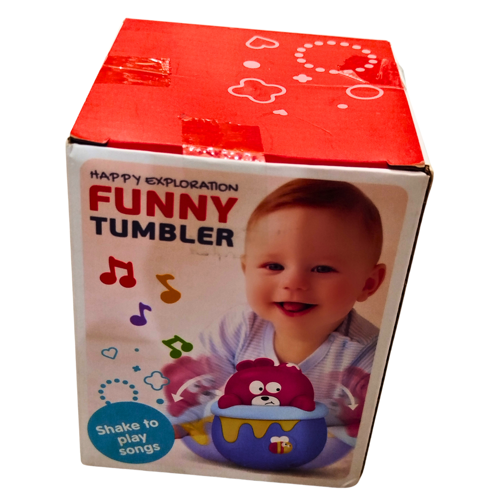 Funny Tumbler Toy for Babies – Musical Roly Poly Toy with Sound & Movement (3+ Months) | Early Learning Toy for Infants