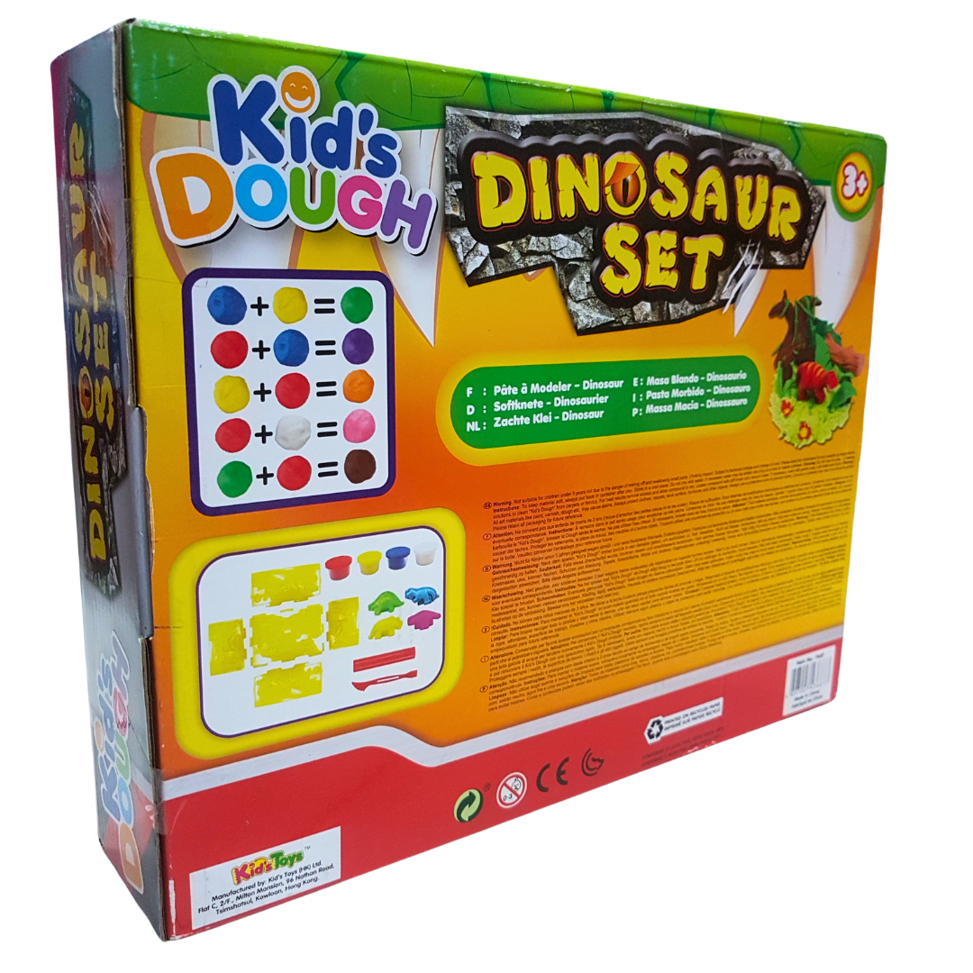 Kid's Dough Dinosaur Set - Prehistoric Playtime Adventure for Aspiring Paleontologists