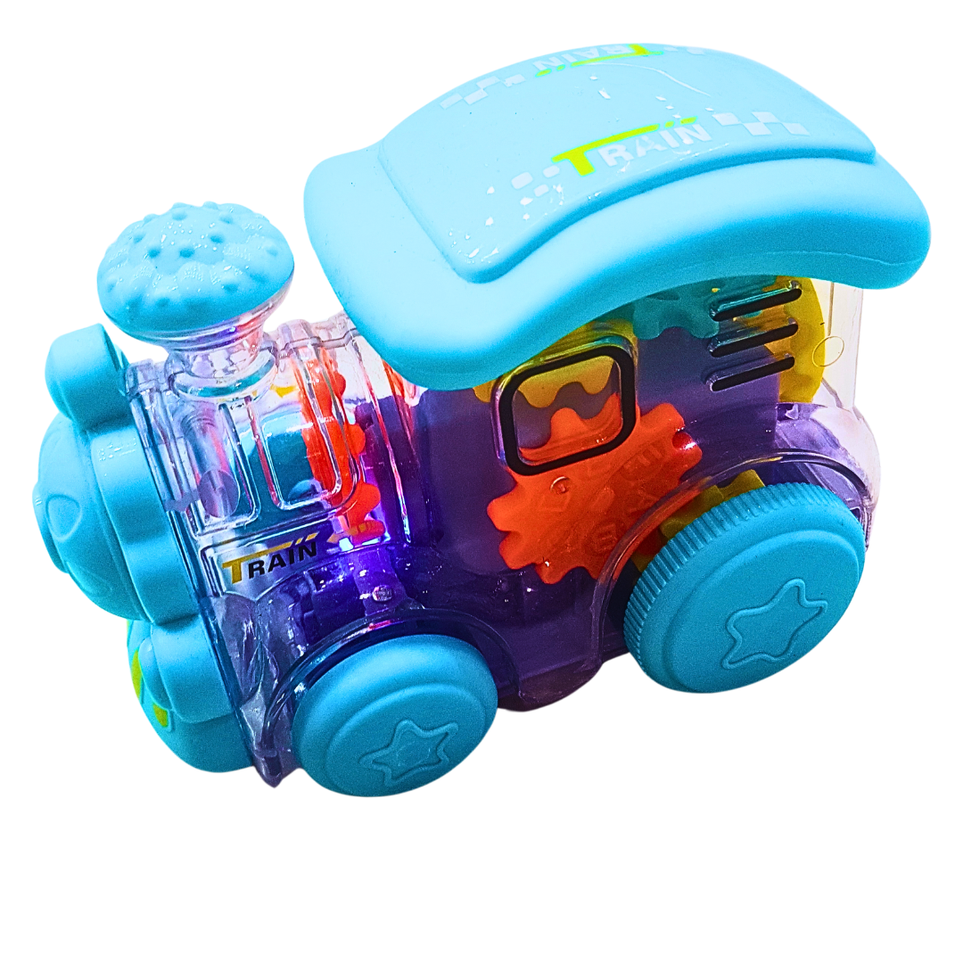 Light-Up Toy Train with Colorful Gears – Fun Educational Train for Kids – Multiple Colors Available | each train sold separately Secondary image