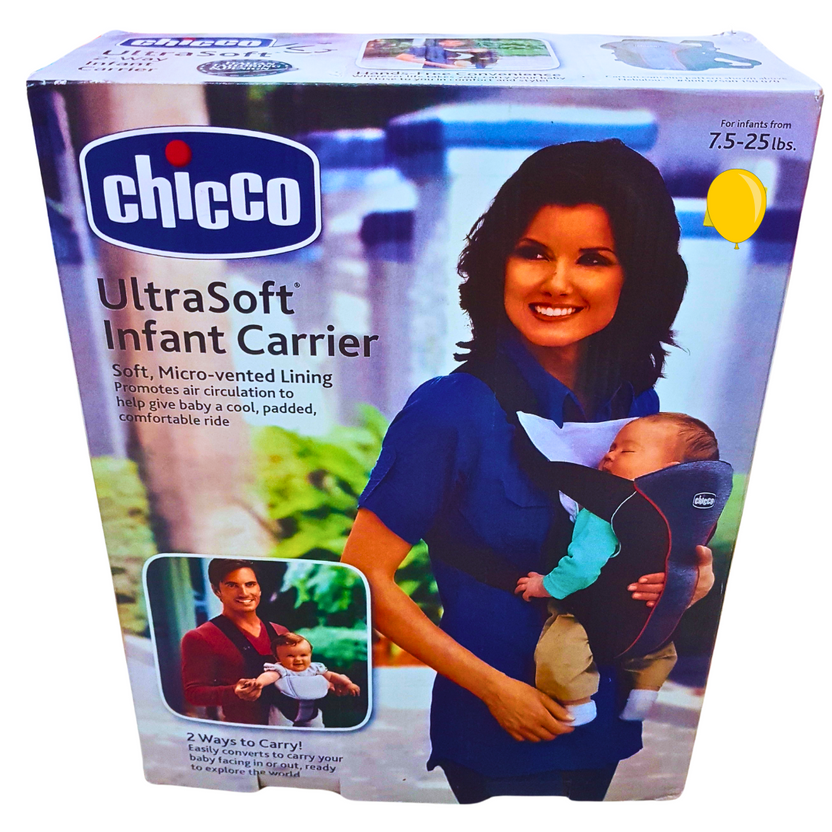 Chicco UltraSoft 2-Way Infant Carrier | Soft & Breathable Baby Carrier for 7.5-25 lbs Main image