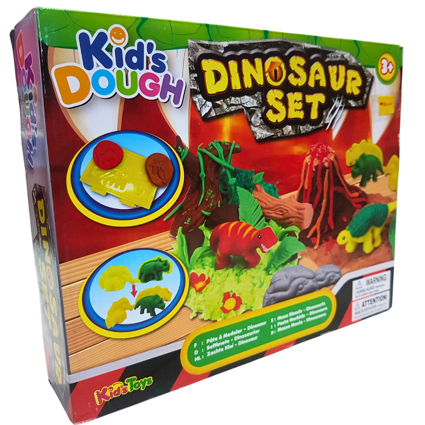 Kid's Dough Dinosaur Set - Prehistoric Playtime Adventure for Aspiring Paleontologists Main image