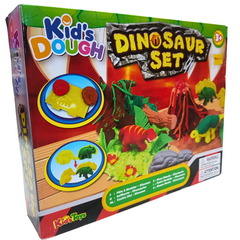 Kid's Dough Dinosaur Set - Prehistoric Playtime Adventure for Aspiring Paleontologists