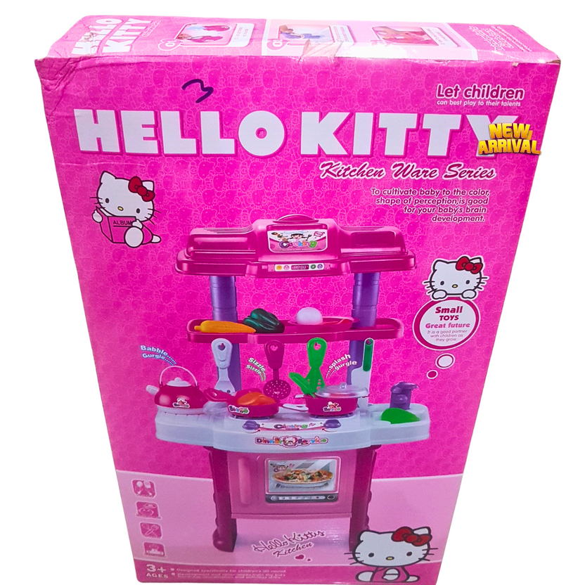 Hello Kitty Kitchen Play Set for Girls – Pretend Cooking Toy with Utensils & Accessories | Educational & Safe Toy for Ages 3+ Main image