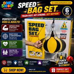 Speed Bag Boxing Set for Kids – Adjustable Punching Ball Training Kit with Gloves | Indoor Sports & Fitness Toy for Boys & Girls