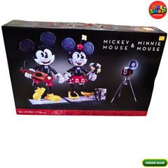 Mickey & Minnie Mouse Building Blocks Set 1739 Pieces – Collectible Cartoon Character Construction Model for Kids & Adults | Premium Display Building Set | Creative STEM Toy
