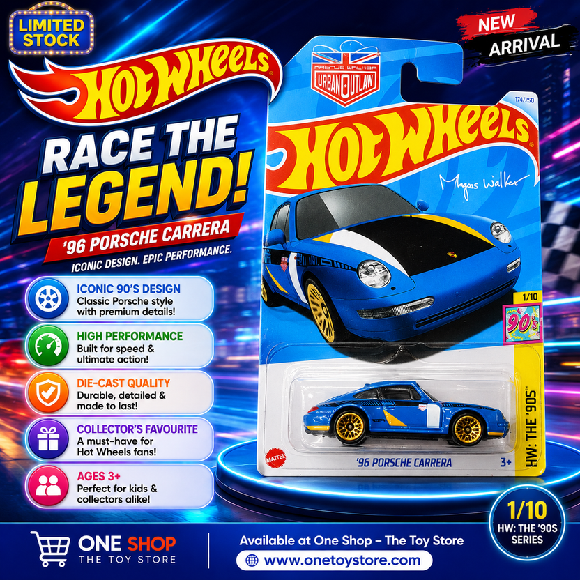 Hot Wheels 'HW: The 90s' 1996 Porsche 911 Carrera - Limited Edition 1/10 Main image