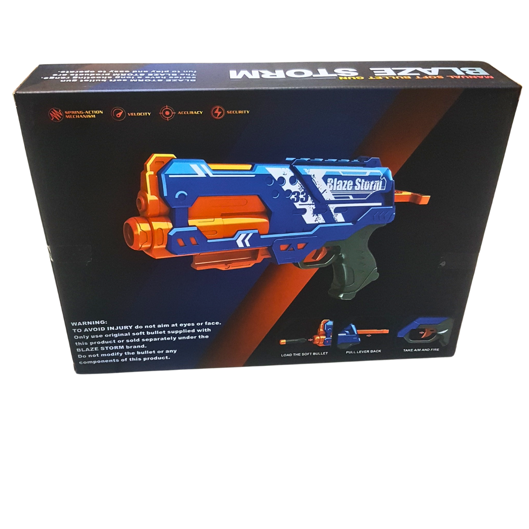 Blaze Storm Manual Soft Bullet Gun – High-Performance Foam Dart Blaster (Ages 8+) Secondary image