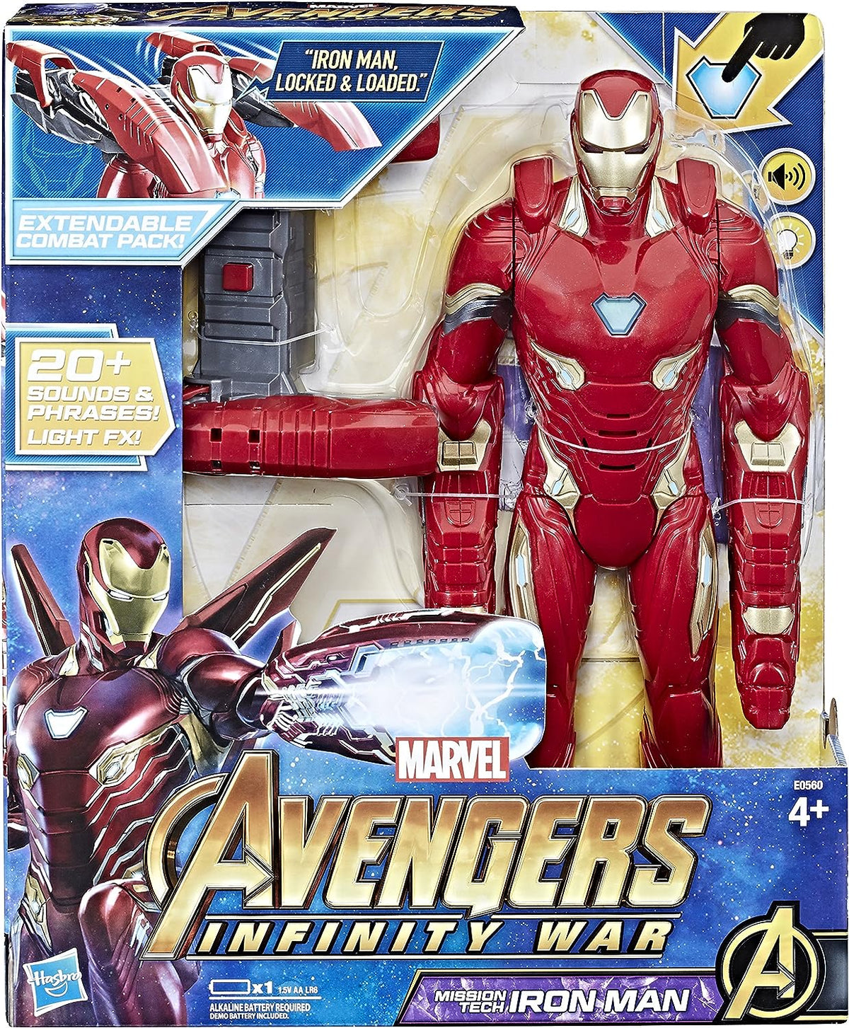 Avengers Marvel Infinity War Mission Tech Iron Man Figure