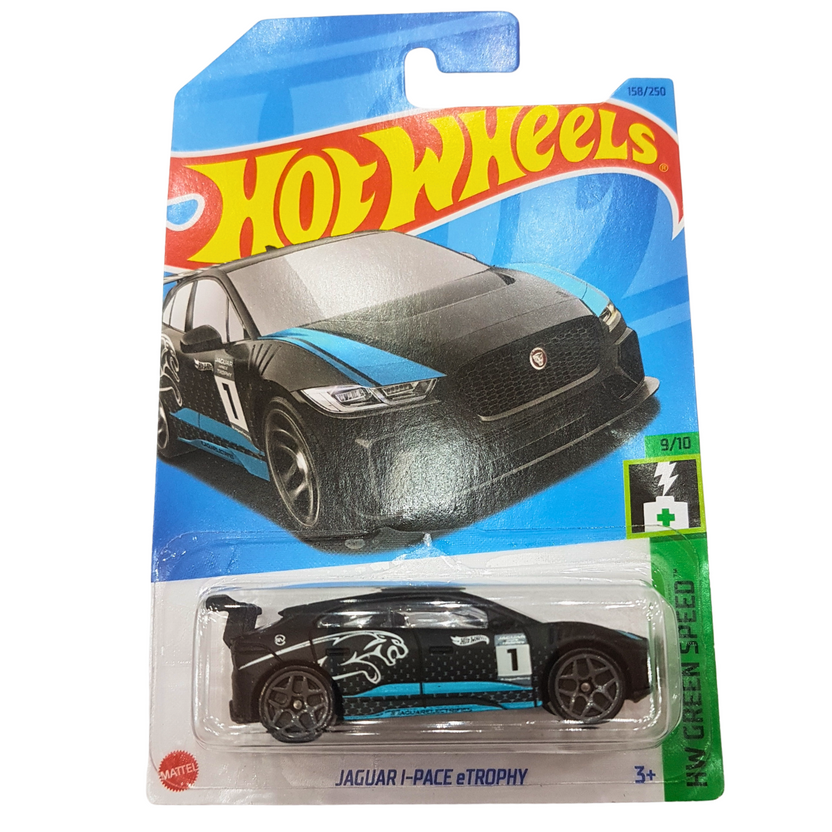 Hot Wheels Jaguar I-PACE eTROPHY Die-Cast Model - HW Green Speed Series Main image