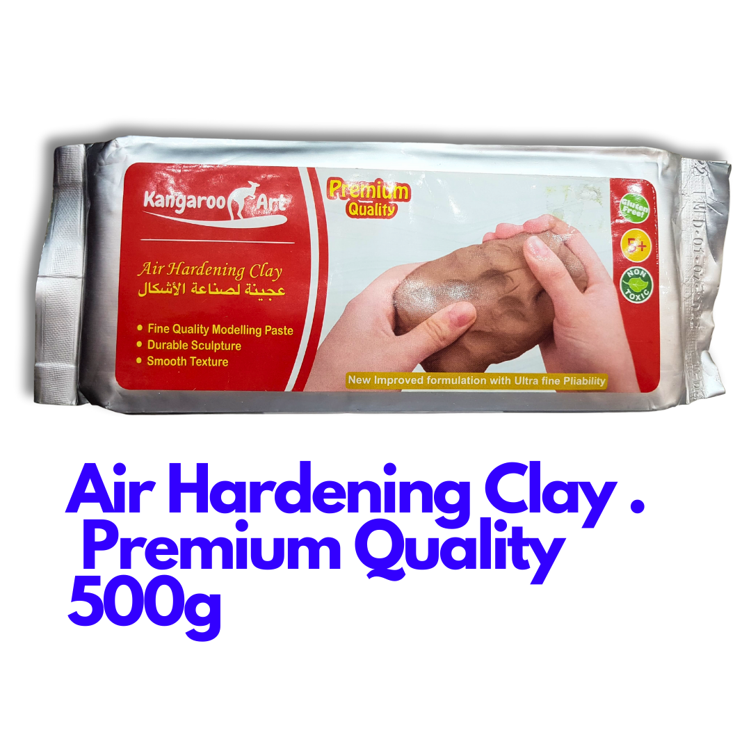 Air Hardening Clay 500g Premium Quality Non-Toxic Gluten Fine Quality Modeling Paste Durable Sculpture Smooth Texture