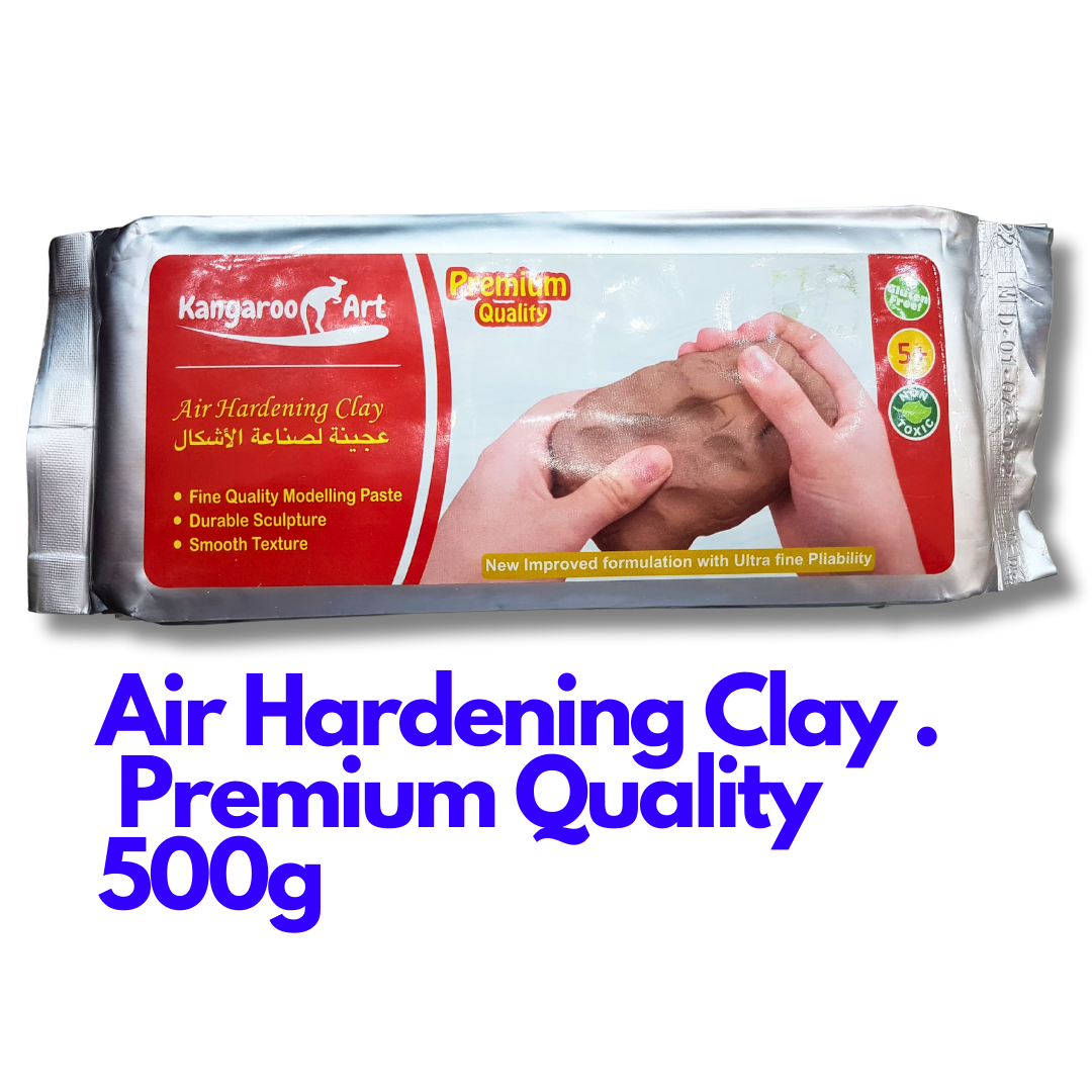 Air Hardening Clay 500g Premium Quality Non-Toxic Gluten Fine Quality Modeling Paste Durable Sculpture Smooth Texture