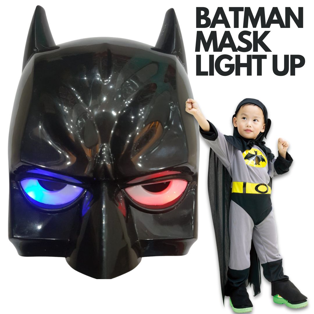 Batman mask light up best gift for 3 years and Up