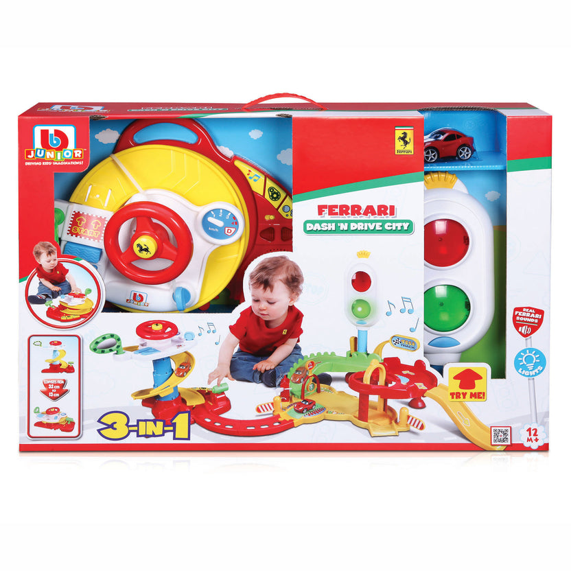 BB Junior Ferrari Dash'N Drive City Play Set Main image