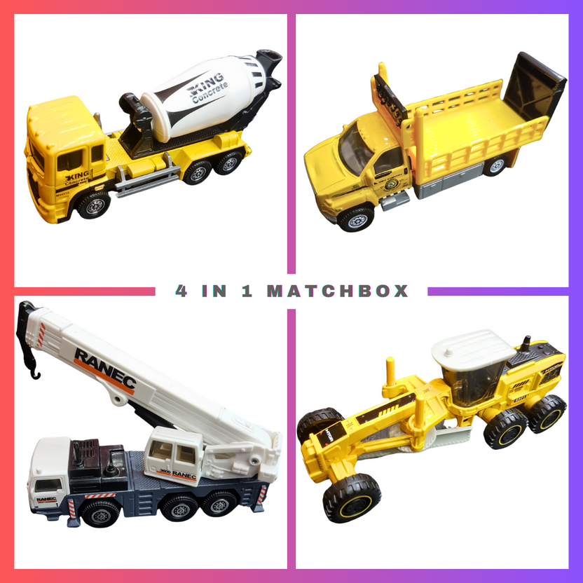 Matchbox Working Rigs Utility Truck Toy Set - Imaginative Play for Ages 3 and Up Main image