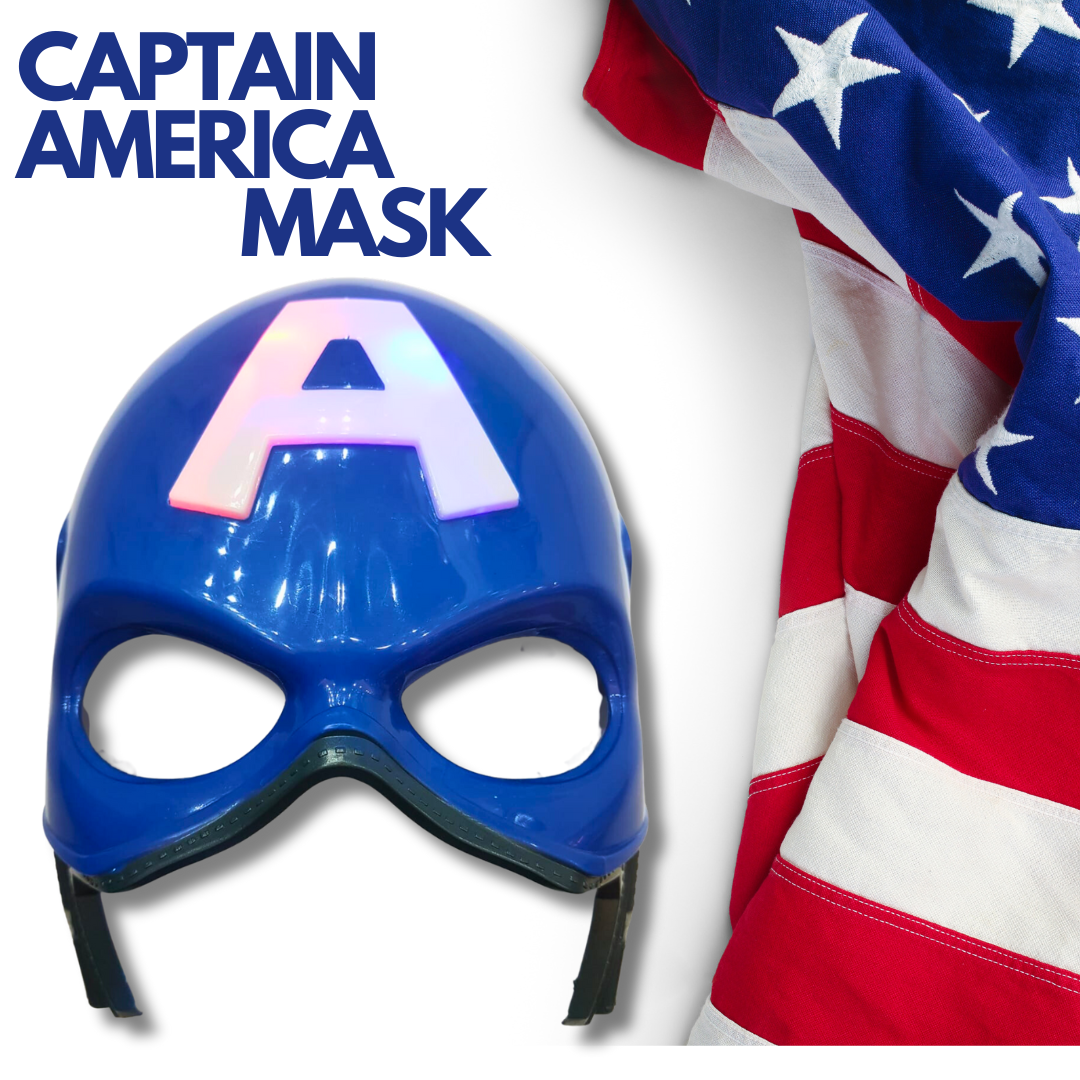 Captain America Mask best Gift for 3 years and Up