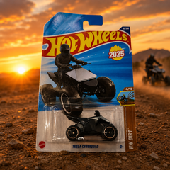 Hot Wheels Tesla Cyberquad 2025 Die-Cast ATV Bike – Futuristic Off-Road Toy for Kids & Collectors