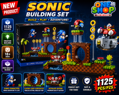 Sonic Adventure Building Blocks Set – 1125 PCS Collectible Construction Toy for Kids & Teens | Sonic vs Dr. Eggman Brick Set | Creative STEM Building Toy for Boys & Girls