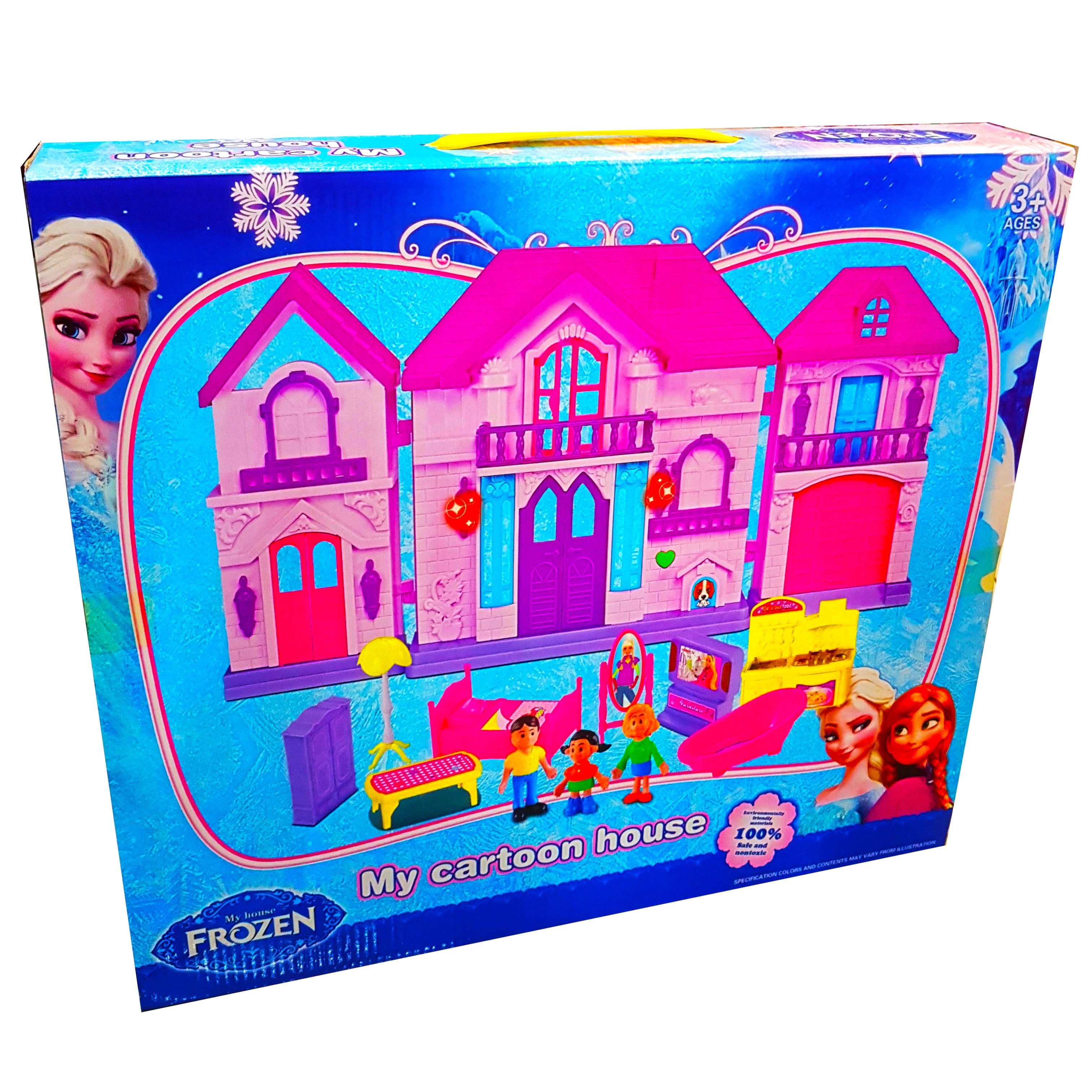 Enchanted Ice Palace Playhouse - Magical Light & Music Doll House, Perfect for Fans of Frozen, Ages 3+