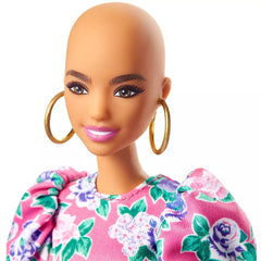 Barbie Fashionistas Doll 150 No Hair Look Pink Floral Dress