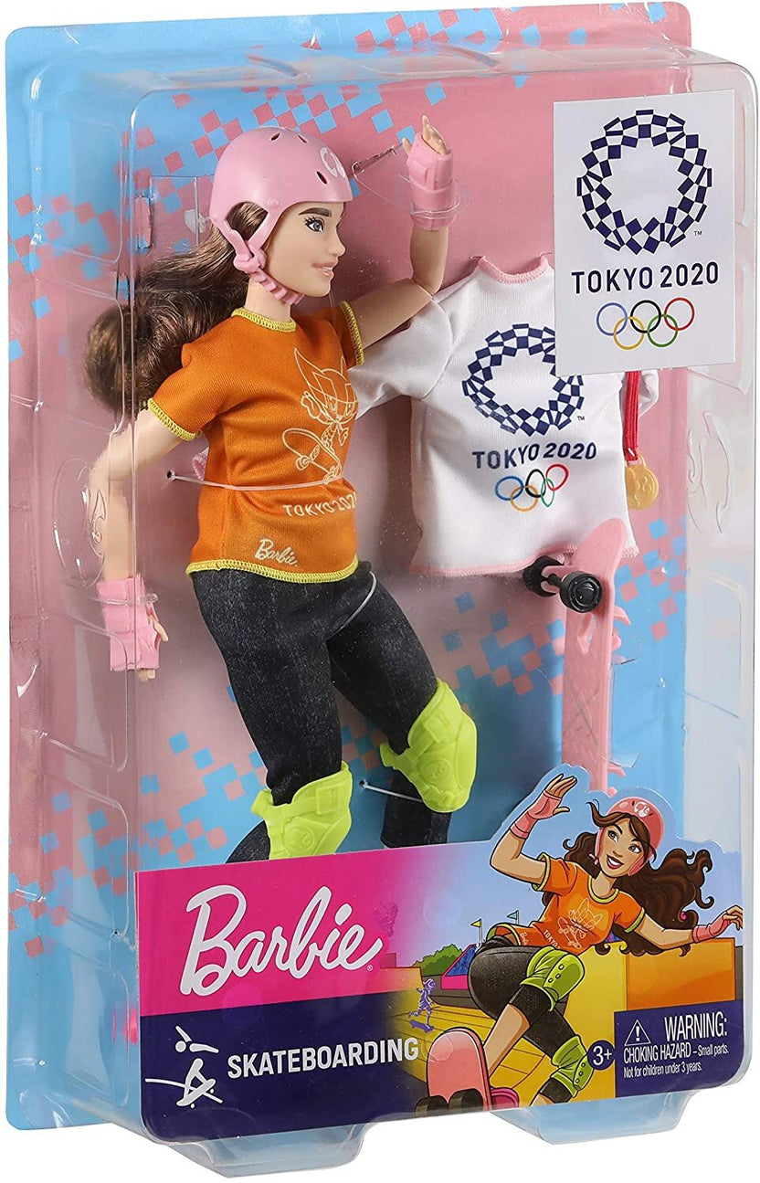 Barbie Olympic Games Tokyo 2020 Skateboarding Doll Main image