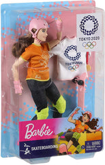Barbie Olympic Games Tokyo 2020 Skateboarding Doll