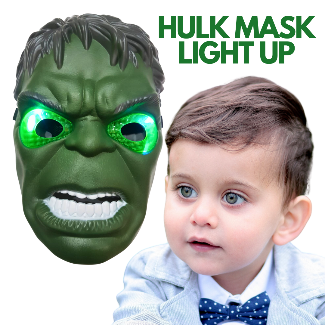 Hulk Mask light up  best gift for 3 Years and UP