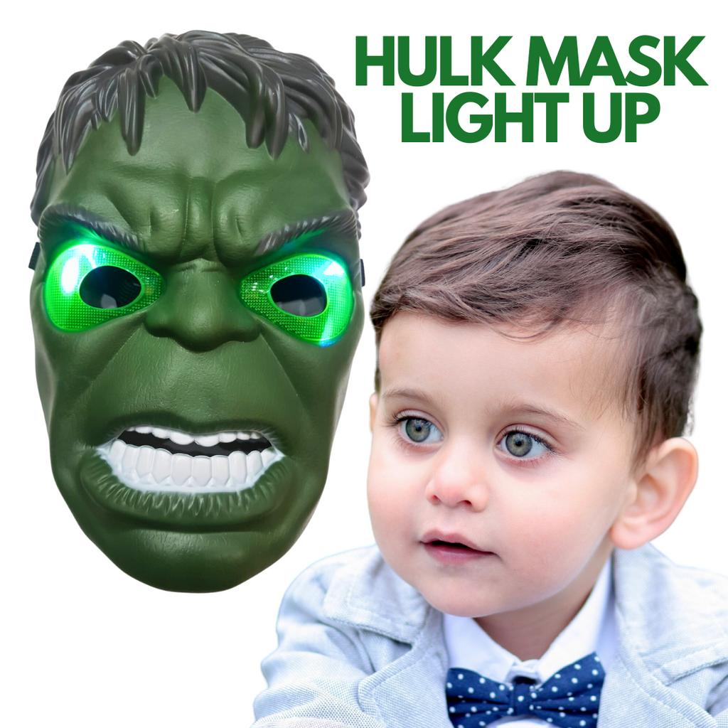 Hulk Mask light up  best gift for 3 Years and UP