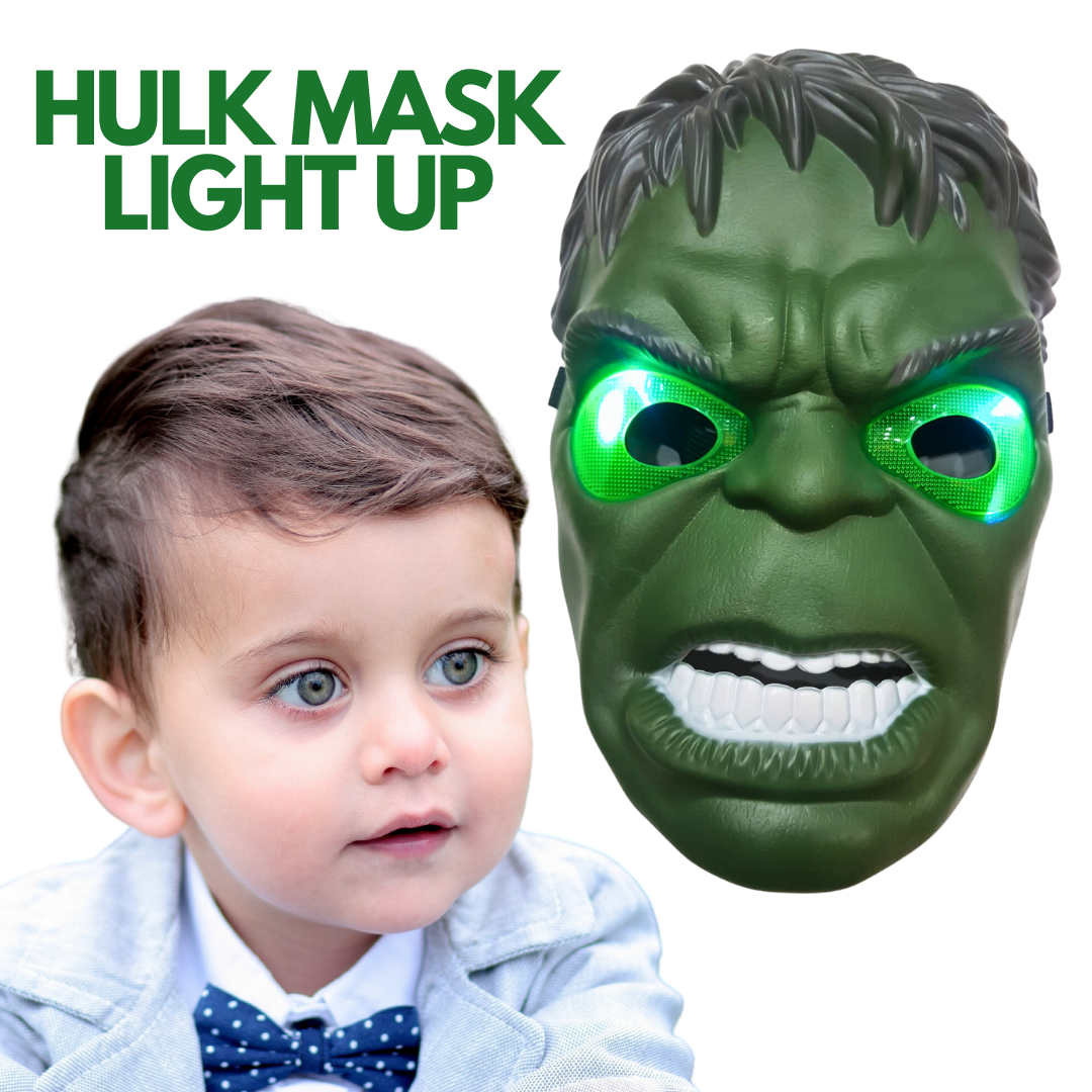 Hulk Mask light up  best gift for 3 Years and UP