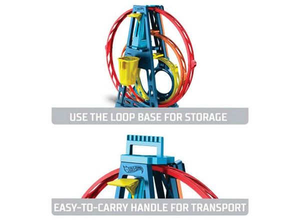 Hot Wheels Track Builder Unlimited Triple Loop Kit - MTTGLC96