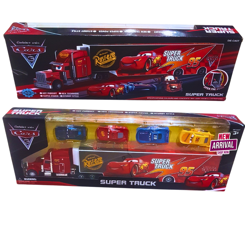 Super Truck & Racing Cars Playset – Ultimate Speed Adventure! 🚛🏎️ Main image