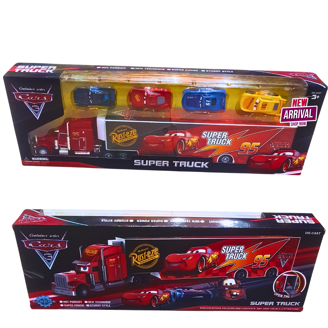 Super Truck & Racing Cars Playset – Ultimate Speed Adventure! 🚛🏎️ Secondary image