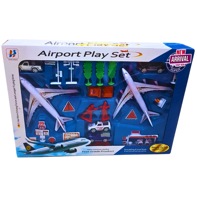 ✈️ Airport Playset – Airplanes, Vehicles & Accessories for Ultimate Aviation Fun! Main image