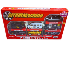 🚔 Street Machine 7-Pack Police & SWAT Vehicle Playset – Pro-Engine Series