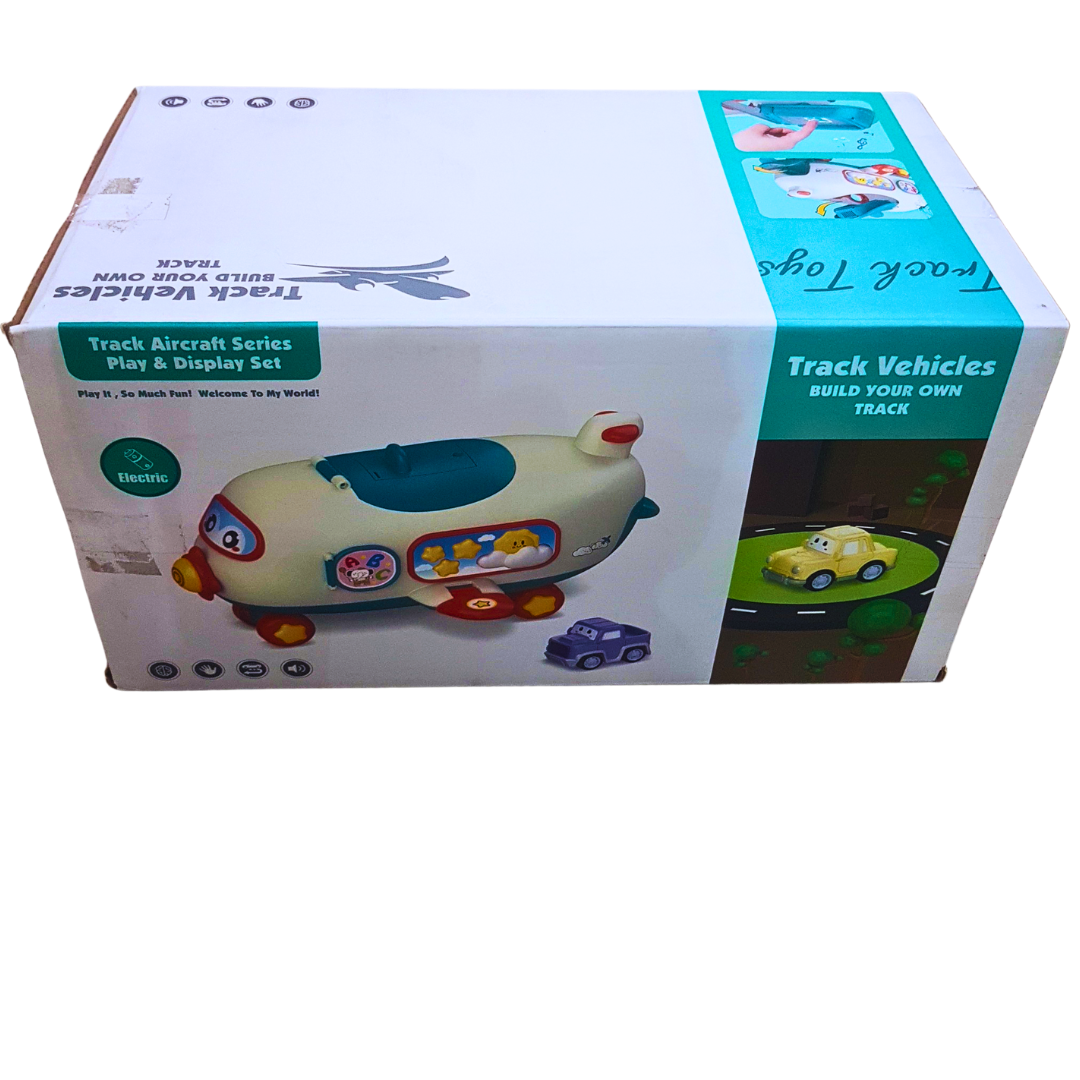 Track Vehicles Airplane Playset – Build & Play Adventure! ✈️🚗