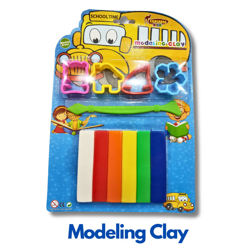 Modeling Clay 6 colors and 4 Shapes Gluten Free Non-Toxic Main image