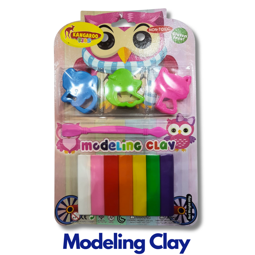 Modeling Clay 7 colors with 3 shapes Non-Toxic Let The children bring imagination to Life Main image