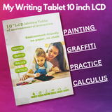 10-inch LCD Writing Tablet: Eye-Protective, Eco-Friendly, Drop-Resistant – Perfect for Painting, Graffiti, Calculus & More – Ideal for All Ages