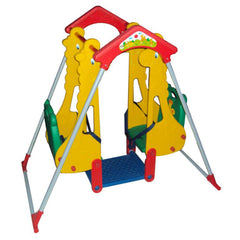 Colorful Dual Seat Kids' Swing Set - Perfect Outdoor Play Equipment for Children