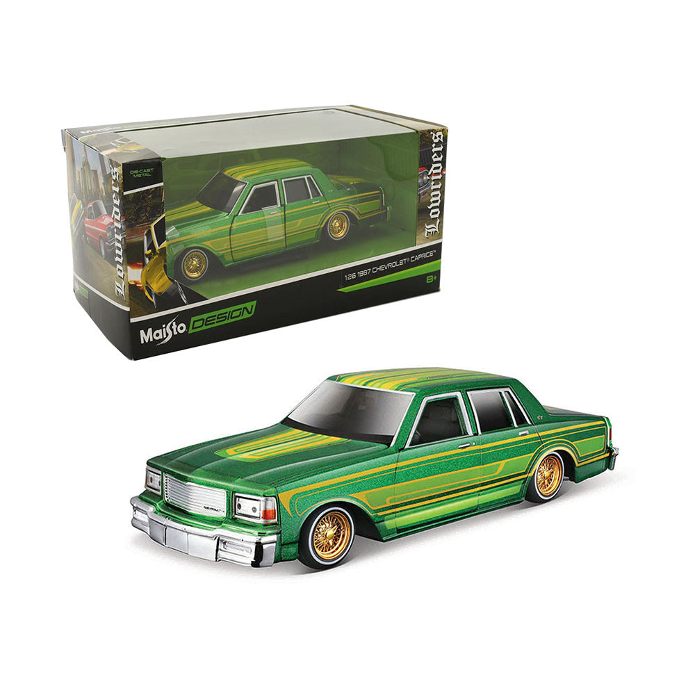 1987 Chevy Caprice Lowrider 1:24 Scale Diecast Model Car by Maisto
